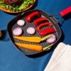 MO - Patelnia grillowa ze składaną rączką 24cm ind
